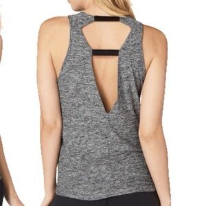 Beyond Yoga Featherweight Strappy Tank - Heather Grey - S